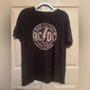 AC/DC Black High Voltage Tee